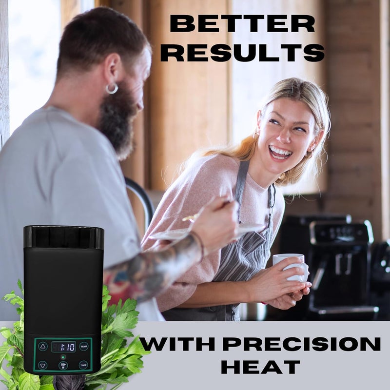 Alpha420 Decarboxylator & Infuser, Butter Maker Machine, Oil Infuser Machine, Gummy Maker, Mess Free, Easy to Use, Includes Recipe EBook & 2 Gummy Trays - Image 2